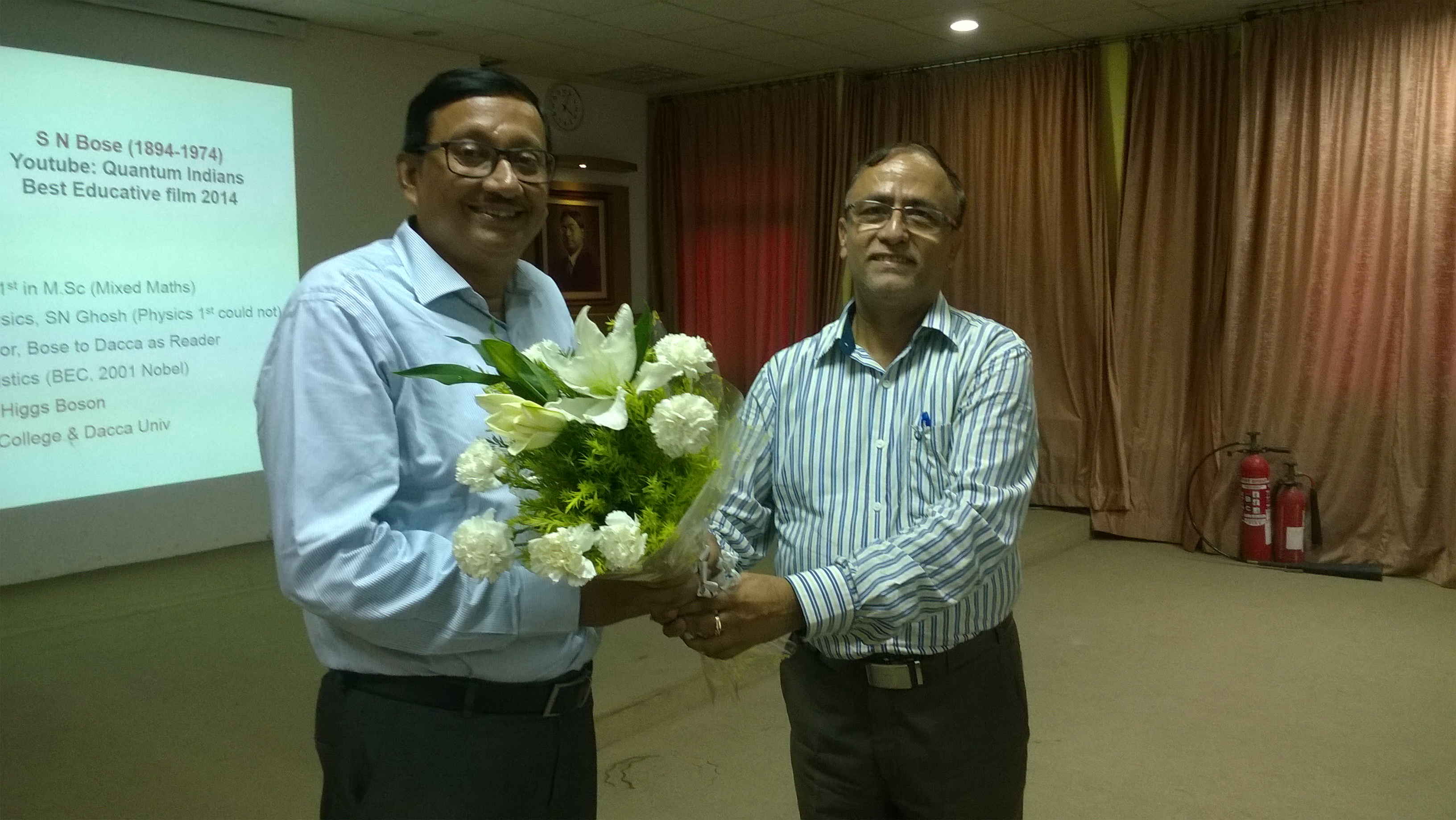 Bose 125 Distinguished Lecture by
Prof. Kankan Bhattacharya  